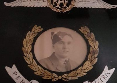 Tommy and his RAF insignia